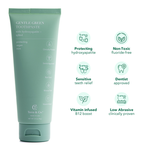 Gentle Green® Sensitive Toothpaste with Hydroxyapatite & B12