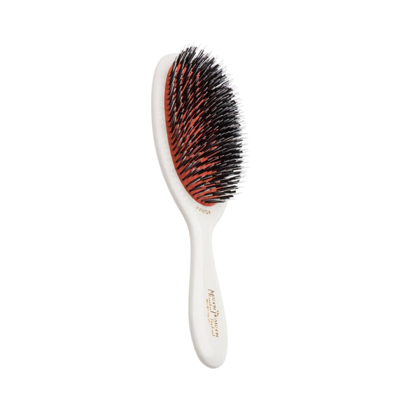 Mason Pearson Junior Bristle Nylon BN2 Ivory Hair Brush for Children's Gentle Hair Care