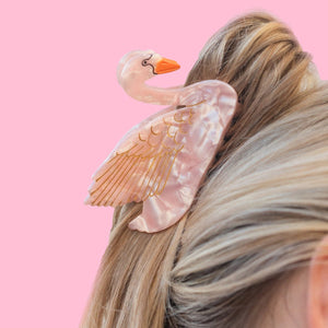 Swan Style Hair Claw Clip