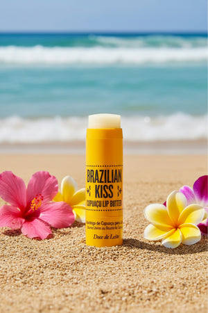 Sol de Janeiro Brazilian Kiss Cupua�u Lip Butter: Deeply Hydrating & Natural Lip Balm for Dry Lips - Paraben & Phthalate Free