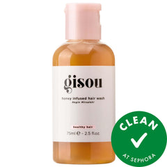 Gisou Mini Honey Infused Hair Wash Shampoo: Natural, Sulfate-Free Hydration for Dry, Frizzy Hair - Cruelty-Free & Color Safe