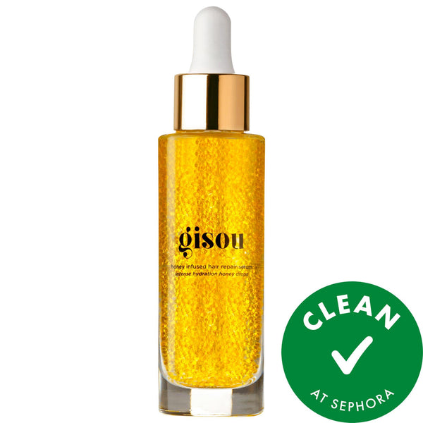Gisou Honey Infused Hair Repair Serum - Clinically Proven Hydrating Serum for Damaged Hair, Split Ends, and Breakage - Heat and UV Protection